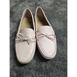 Marc Joseph New York Blush Pink Flats Size 11 With Bow Detail